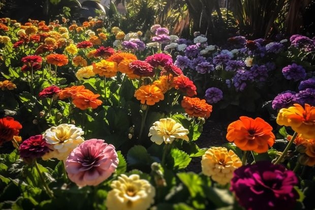 露地一年生花卉常在 露地花卉 温室花卉 一年生花卉 二年生花卉 宿根花卉 球根花卉的主要园林应用方式是什么？