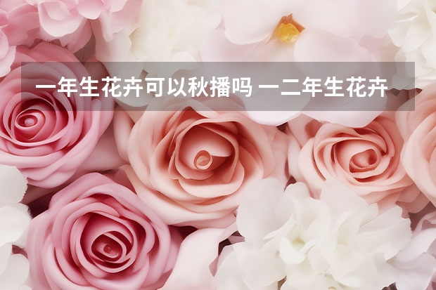 一年生花卉可以秋播吗 一二年生花卉是指什么,有哪些类型