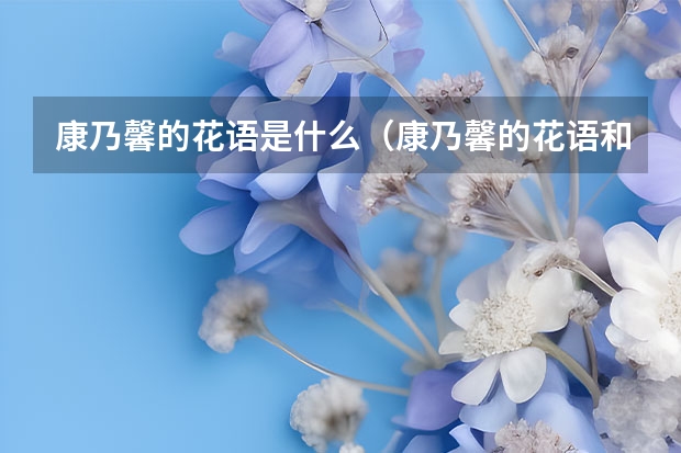 康乃馨的花语是什么（康乃馨的花语和寓意）