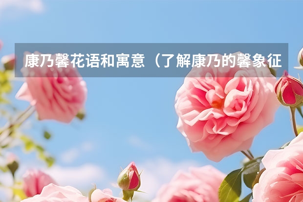 康乃馨花语和寓意（了解康乃的馨象征意义）（康乃馨各色花语及象征意义）