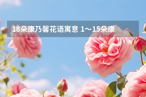 18朵康乃馨花语寓意 1～15朵康乃馨不同寓意是什么?